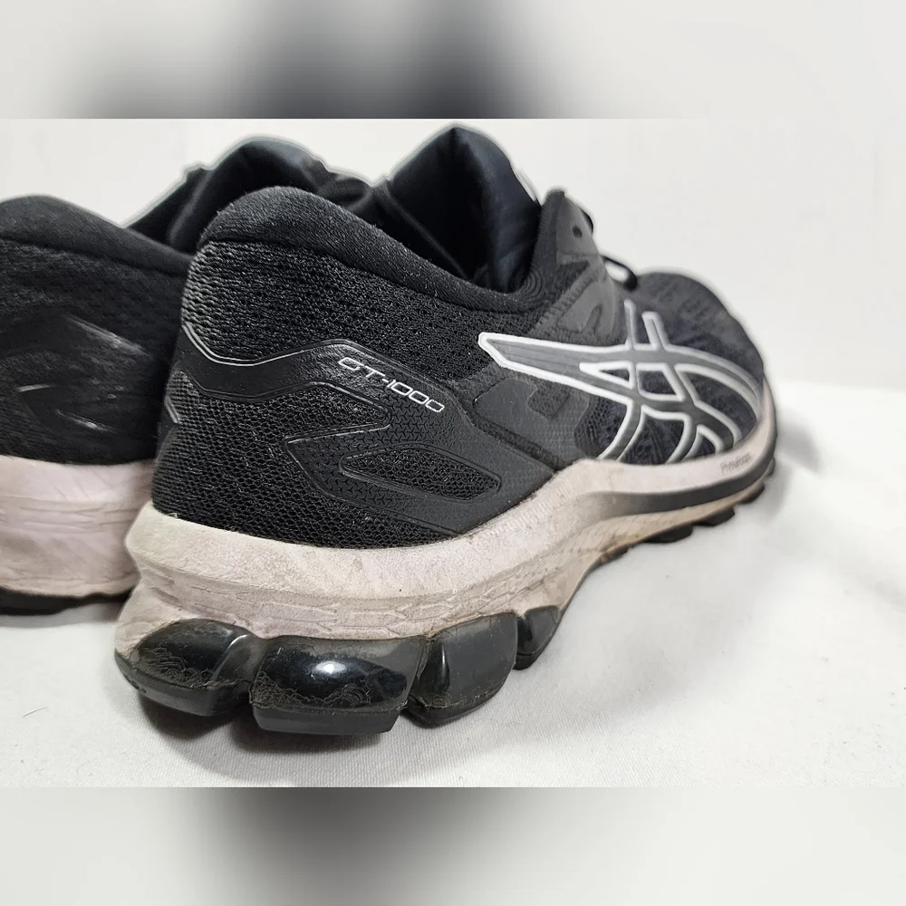 ASICS GT-1000 WOMEN'S RUNNING SHOES, SIZE 9, BLACK - Picture 7 of 10